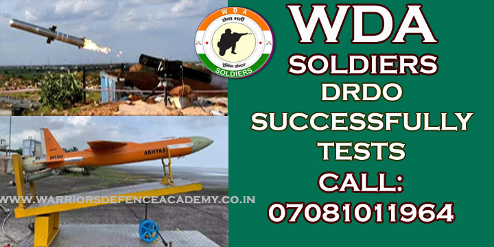 DRDO SUCCESSFULLY TESTS | Best Army GD Coaching in Lucknow